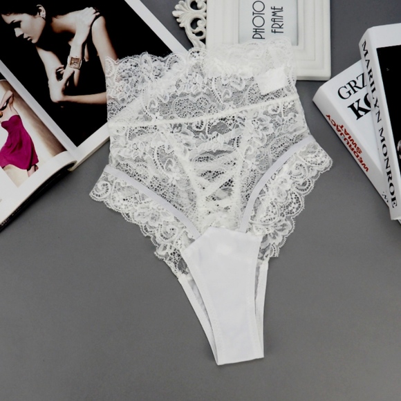 High Waist Lace Up Panties Booty Shorts - Picture 7 of 17